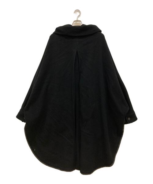 s'yte（サイト）s'yte (サイト) W/TOP MOSSA STOLE COLLAR BIG SILHOUETTE COAT ブラック サイズ:３の古着・服飾アイテム
