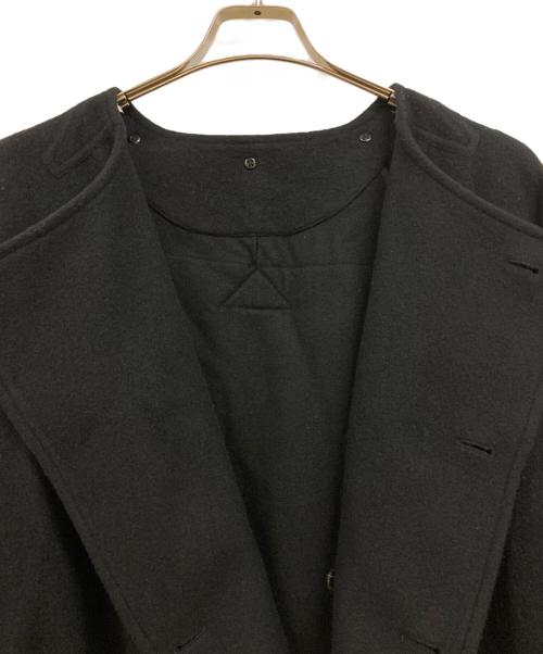 s'yte（サイト）s'yte (サイト) W/TOP MOSSA STOLE COLLAR BIG SILHOUETTE COAT ブラック サイズ:３の古着・服飾アイテム