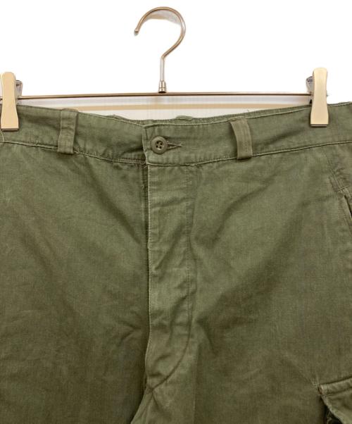 French Army（フランス軍）French Army (フランス軍) 後期 M-47 ミリタリーカーゴパンツ オリーブ サイズ:15の古着・服飾アイテム