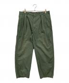 POLO RALPH LAURENポロ・ラルフローレン）の古着「タックパンツ」｜オリーブ