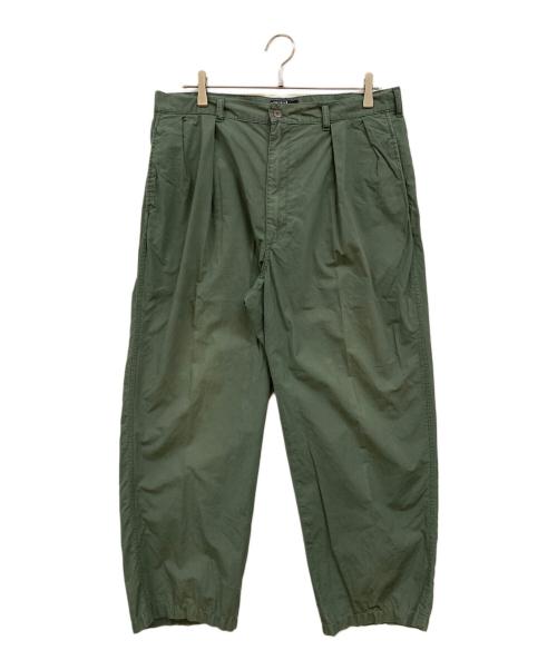 POLO RALPH LAUREN（ポロ・ラルフローレン）POLO RALPH LAUREN (ポロ・ラルフローレン) タックパンツ オリーブ サイズ:W36(91㎝)の古着・服飾アイテム