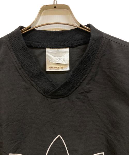 adidas（アディダス）adidas (アディダス) 90's 刺繍ロゴ プルオーバー ブラック サイズ:Lの古着・服飾アイテム