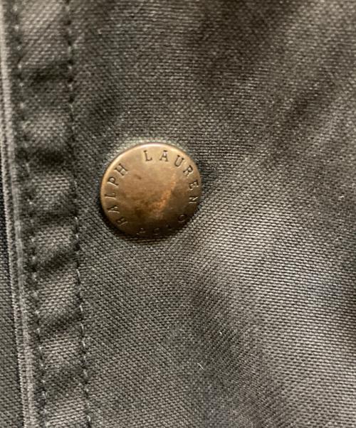 POLO RALPH LAUREN（ポロ・ラルフローレン）POLO RALPH LAUREN (ポロ・ラルフローレン) 90's ブランケットライナー ファイヤーマンコート ブラック サイズ:LLの古着・服飾アイテム