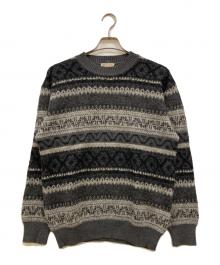 GUCCI（グッチ）の古着「80's アルパカ混ノルディックセーター」｜グレー