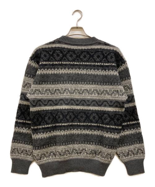 GUCCI（グッチ）GUCCI (グッチ) 80's アルパカ混ノルディックセーター グレー サイズ:50の古着・服飾アイテム