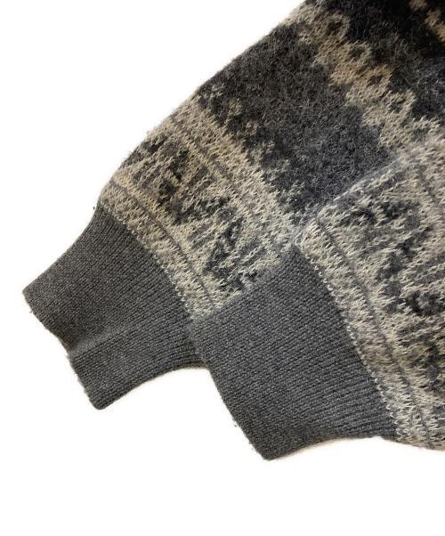 GUCCI（グッチ）GUCCI (グッチ) 80's アルパカ混ノルディックセーター グレー サイズ:50の古着・服飾アイテム