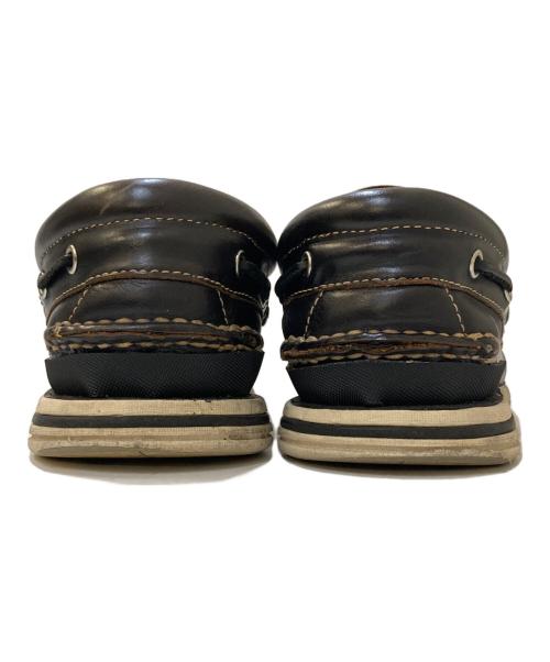 VISVIM（ビズビム）VISVIM (ビズビム) AMERICANA DECK-FOLK デッキシューズ ブラック サイズ:26㎝の古着・服飾アイテム