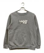 stussyステューシー）の古着「グラフィックロゴスウェット」｜グレー