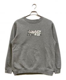 stussy（ステューシー）の古着「グラフィックロゴスウェット」｜グレー