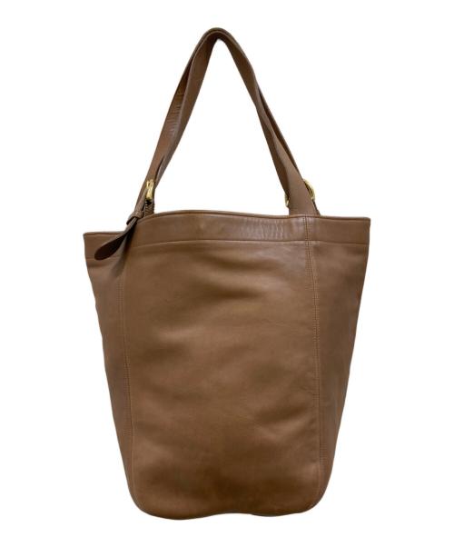 COACH（コーチ）COACH (コーチ) レザートートバッグ ブラウンの古着・服飾アイテム