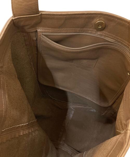 COACH（コーチ）COACH (コーチ) レザートートバッグ ブラウンの古着・服飾アイテム