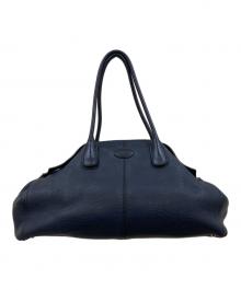 TOD'S（トッズ）の古着「girelli シボレザートートバッグ」｜ネイビー