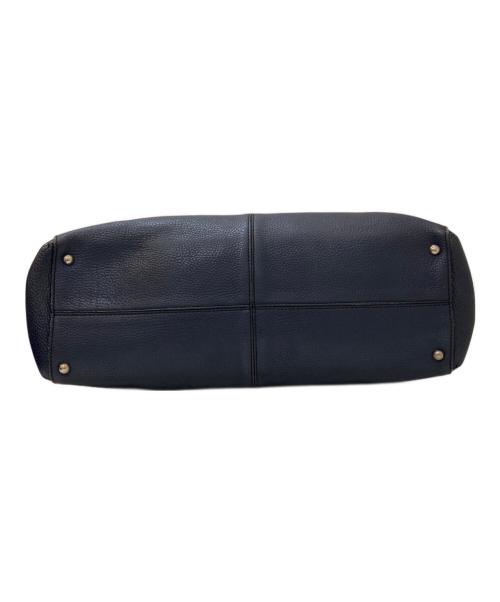 TOD'S（トッズ）TOD'S (トッズ) girelli シボレザートートバッグ ネイビーの古着・服飾アイテム