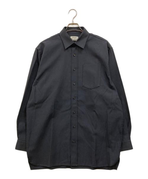 Acne studios（アクネ ストゥディオス）ACNE STUDIOS (アクネ ストゥディオス) コットンブレイドツイルシャツ グレー サイズ:46の古着・服飾アイテム
