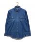 Wrangler（ラングラー）の古着「80s~90s デニムウエスタンシャツ」｜インディゴ