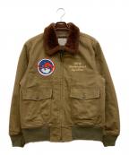 AVIREXアヴィレックス）の古着「TYPE B-10 BRIEFING TIME」｜カーキ