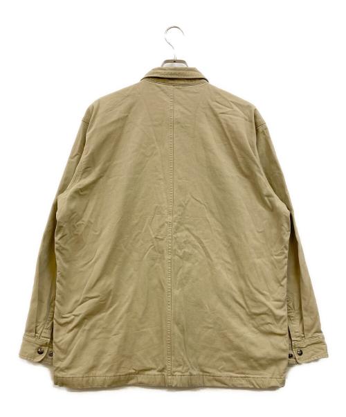 CarHartt（カーハート）CarHartt (カーハート) Relaxed Fit Canvas Shirt Jacket ベージュ サイズ:XLの古着・服飾アイテム