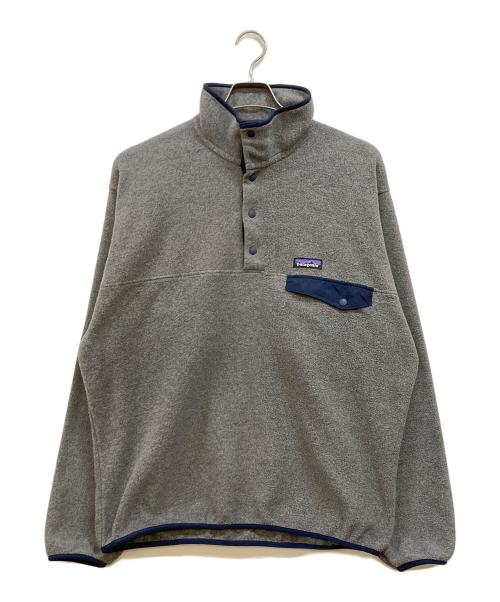 Patagonia（パタゴニア）Patagonia (パタゴニア) ライトウェイト シンチラ スナップT フリースプルオーバー グレー サイズ:Ｍの古着・服飾アイテム