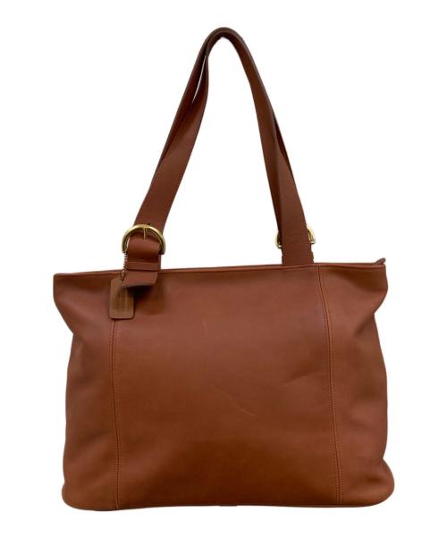 COACH（コーチ）COACH (コーチ) レザートートバッグ ブラウンの古着・服飾アイテム