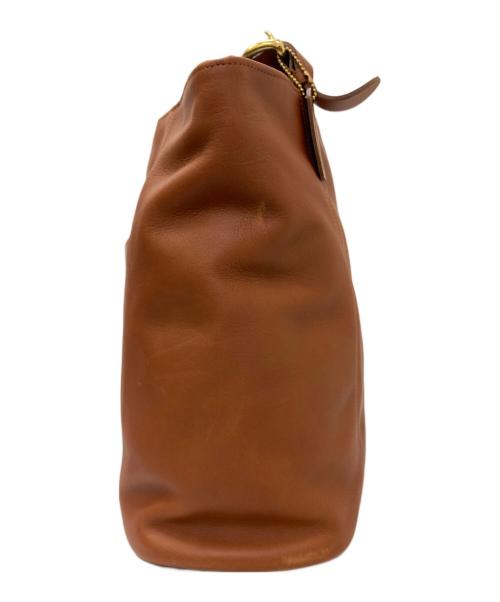 COACH（コーチ）COACH (コーチ) レザートートバッグ ブラウンの古着・服飾アイテム