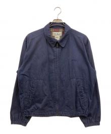 L.L.Bean（エルエルビーン）の古着「90's 筆記体ロゴ刺繍 スウィングトップ」｜ネイビー