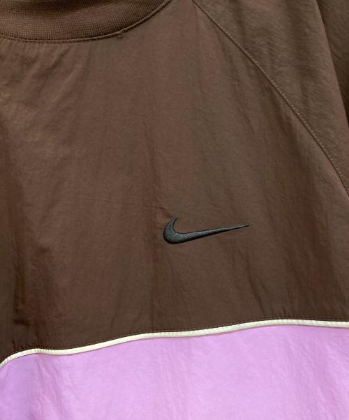 NIKE（ナイキ）NIKE (ナイキ) AS M NK SWOOSH WVN JACKET ブラウン×ピンク サイズ:XXLの古着・服飾アイテム