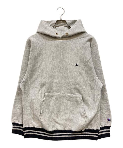 Champion（チャンピオン）Champion (チャンピオン) 90s Reverse Weave hoodie グレー サイズ:XLの古着・服飾アイテム