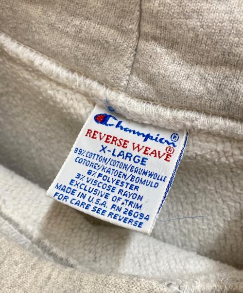 Champion（チャンピオン）Champion (チャンピオン) 90s Reverse Weave hoodie グレー サイズ:XLの古着・服飾アイテム