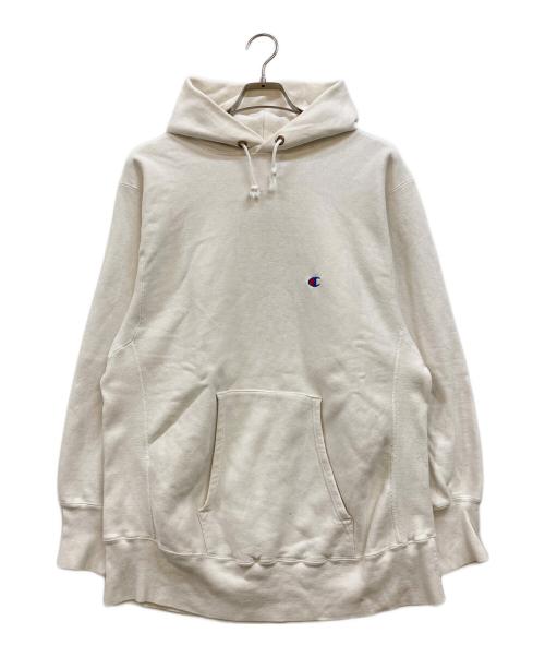 Champion（チャンピオン）Champion (チャンピオン) 80s Reverse Weave hoodie ホワイト サイズ:XLの古着・服飾アイテム