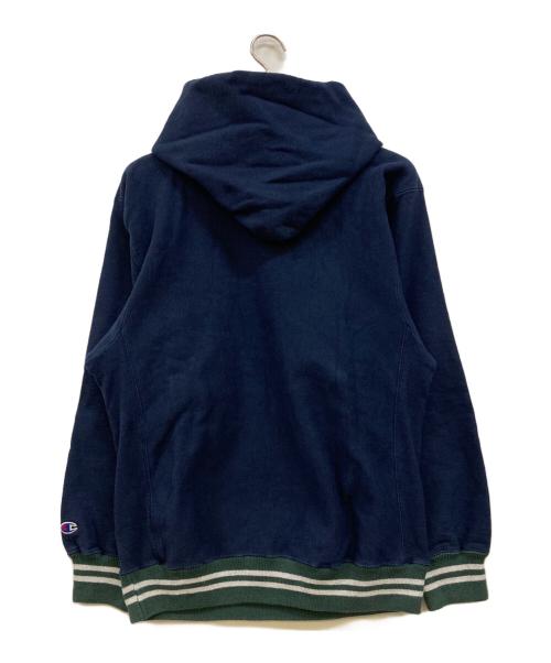 Champion（チャンピオン）Champion (チャンピオン) 90s Reverse Weave hoodie ネイビー サイズ:XLの古着・服飾アイテム