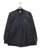 Championチャンピオン）の古着「90s スナップカーディガン」｜ブラック