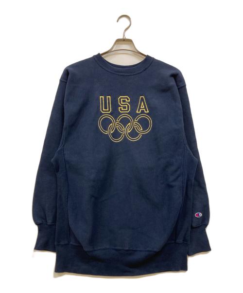 Champion（チャンピオン）Champion (チャンピオン) 90's Reverse Weave Sweatshirt ネイビー サイズ:XLの古着・服飾アイテム