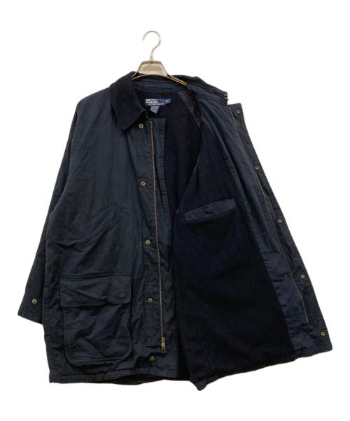 POLO RALPH LAUREN（ポロ・ラルフローレン）POLO RALPH LAUREN (ポロ・ラルフローレン) 90's wool-collared hunting jacket ネイビー サイズ:Lの古着・服飾アイテム