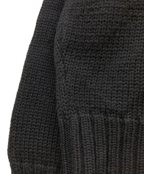 POLO RALPH LAUREN（ポロ・ラルフローレン）POLO RALPH LAUREN (ポロ・ラルフローレン) 90's SUICIDE SKI ワッペンウールニット グリーン×ブラック サイズ:XLの古着・服飾アイテム