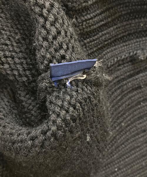 POLO RALPH LAUREN（ポロ・ラルフローレン）POLO RALPH LAUREN (ポロ・ラルフローレン) 90's SUICIDE SKI ワッペンウールニット グリーン×ブラック サイズ:XLの古着・服飾アイテム