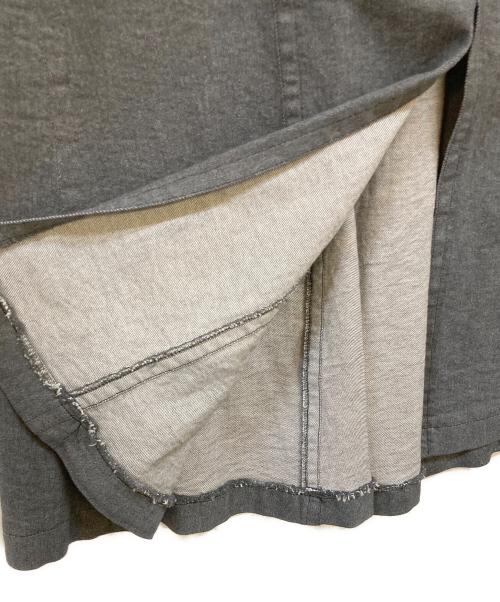 STUDIOUS（ステュディオス）STUDIOUS (ステュディオス) Back Flare Denim SK グレー サイズ:1の古着・服飾アイテム