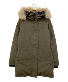 CANADA GOOSE（カナダグース）の古着「VICTORIA PARKA/ダウンコート」｜カーキ