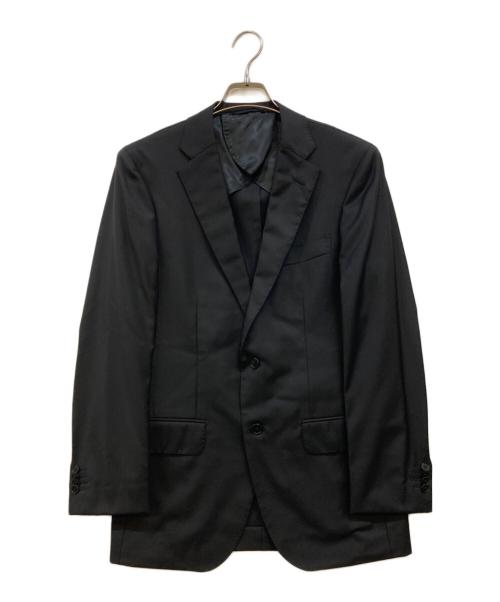 SHIPS（シップス）SHIPS (シップス) LORO PIANA (ロロピアーナ) セットアップスーツ ブラック サイズ:48の古着・服飾アイテム