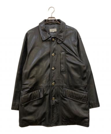 中古・古着通販】INTERMEZZO (インターメッツォ) ラムレザーカーコート