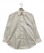 POLO SPORTポロスポーツ）の古着「ポケットロングスリーブシャツ」｜ホワイト