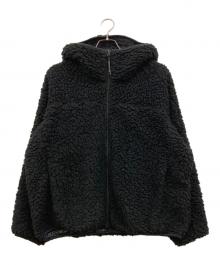 LAD MUSICIAN（ラッドミュージシャン）の古着「BOA HOODED BLOUSON」｜ブラック