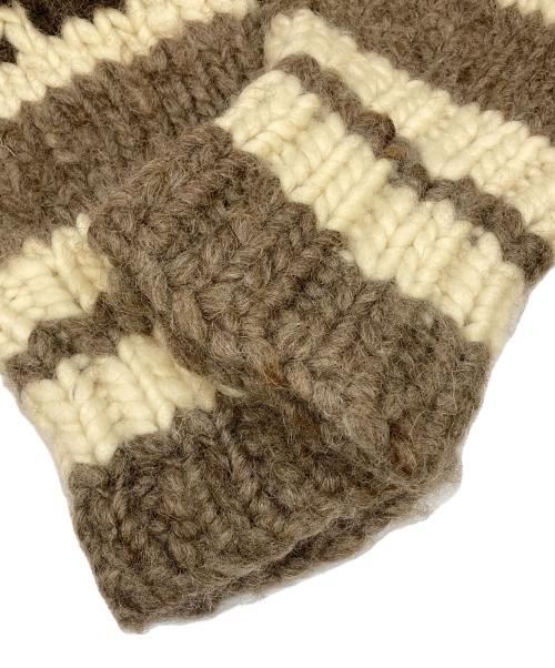 CANADIAN SWEATER（カナディアンセーター）CANADIAN SWEATER (カナディアンセーター) 90's カウチンニットカーディガン ブラウン サイズ:下記参照の古着・服飾アイテム