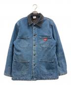 Dickiesディッキーズ）の古着「90s over size denim cover all jacket」｜インディゴ