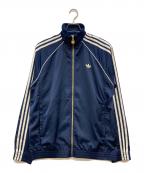 adidasアディダス）の古着「Premium Track Top」｜ネイビー