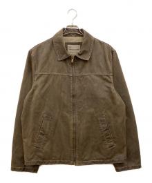 Columbia（コロンビア）の古着「LEATHER‐LIKE OILD JACKET」｜ブラウン
