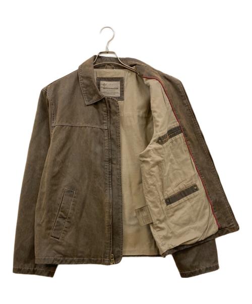 Columbia（コロンビア）Columbia (コロンビア) LEATHER‐LIKE OILD JACKET ブラウン サイズ:Lの古着・服飾アイテム