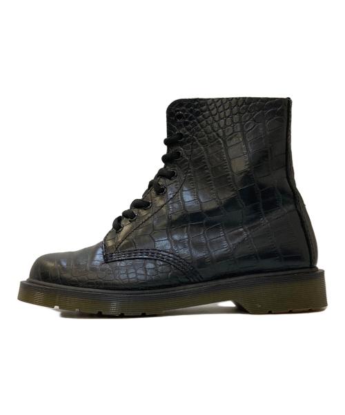 Dr.Martens（ドクターマーチン）Dr.Martens (ドクターマーチン) PASCAL 8ホールブーツ ブラック サイズ:UK7(26㎝)の古着・服飾アイテム