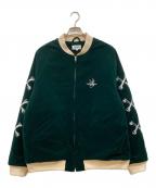 HAIGHTヘイト）の古着「New School Sukall Velour Jacket」｜グリーン