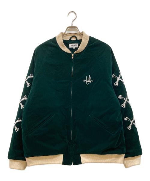 HAIGHT（ヘイト）HAIGHT (ヘイト) New School Sukall Velour Jacket グリーン サイズ:XLの古着・服飾アイテム