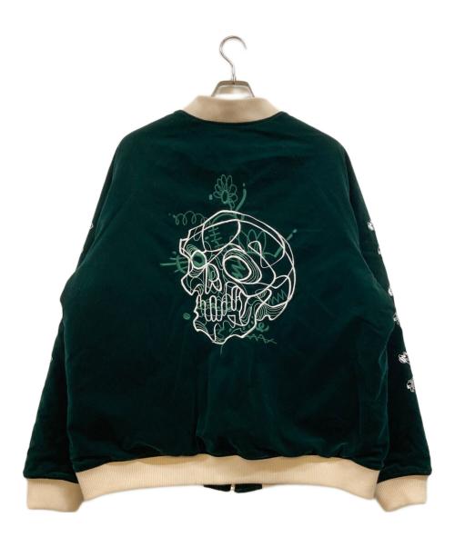 HAIGHT（ヘイト）HAIGHT (ヘイト) New School Sukall Velour Jacket グリーン サイズ:XLの古着・服飾アイテム